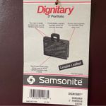 Samsonite Dignitary 3” Document Portfolio Burgundy Genuine Leather 1986 Vintage Brown Photo 11