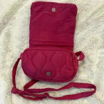 ZARA  quilted pink crossbody bag 7x2x4.5 Photo 3