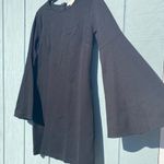 Eight Sixty  black minidress with bell sleeves Photo 2