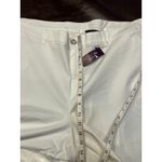 Lane Bryant Boyfriend Pants White Plus Size 28 New Cotton Blend Stretch Summer Photo 11