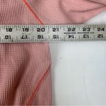 Intimately Free People size medium crop Pink Waffle Knit Long Sleeve Top Photo 6
