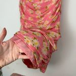 Moschino Floral Daisy Print Strapless Dress Sz 8 Pink Ruched Bodycon Photo 7