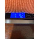 We The Free by Free People Main Squeeze Hacci Sweater Womens Size Medium Orange Photo 11