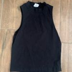 Full Tilt Black Crop Muscle Tee Photo 0