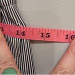 NWT NIA Small The Adnan Pants Pinstriped Black Photo 7