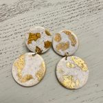 Polymer Clay Earrings White Photo 1