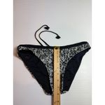 Lululemon  Swimsuit‎ Bottoms Black White Abstract Print Tie Side Bikini Bottom 4 Photo 2