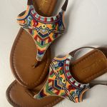 Palms Embroidered Sandals Photo 1