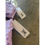 Freshwater Ribbed Bralette Top High Waisted Bikini Size XXL (20) NWT Lilac Photo 4