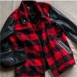 RD Style  buffalo plaid, biker jacket, size medium Photo 1