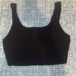 Babaton Aritizia  Sculpt Knit Black Crop Top Photo 1