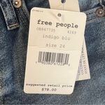 Free People About A Girl Distressed Stretch Jeans high rise size 24 NWT Photo 7