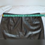 Apostrophe  Leather Pencil Skirt Womens Size 10 Black Photo 4