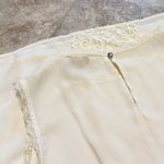 Laundry by Shelli Segal Laundry Shelli Segal Sleeveless Lace Scoop Neck Tank Top Blouse White Small Photo 5