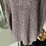 Lou & grey 100% cotton brown ribbed quarter zip knit polo long line sweater XLโโ Photo 3