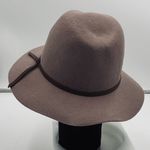 House of Harlow NWOT  1960 Mauve Purple Wool Felt Fedora Pinch Hat, One Size Photo 4