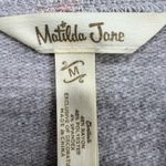 Matilda Jane  M gray ruffle hem sweatshirt hoodie casual neutral girly Photo 5