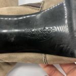 Franco Sarto Energy Tan Leather Heeled Ankle Boots Womens 6 Steampunk Victorian Photo 7