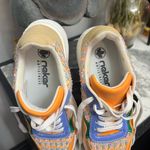 Rieker Jessy M7812 sports shoes in carrot/pastel orange/blue/Sma Orange Size 8 Photo 10