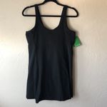 J.Crew NWT  CloudStretch Black V-neck Sports / Tennis Dress Photo 4