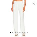 Amanda Uprichard Wallce Pants in Ivory Photo 3