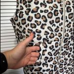 Mud Pie  cheetah print puffer vest small Photo 1