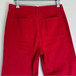 J.Crew NWT Sailor Slim Wide Pant Stretch Corduroy Radiant Ruby Red 29 Photo 9