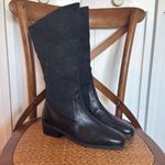 Markon Suela black floral leather boots size 8 Black Photo 1