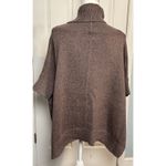 Old Navy  Brown Turtleneck Oversized Sweater, Short Sleeve, M/L Photo 3