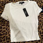 Lulus White Baby Tee Photo 0