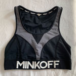 Rebecca Minkoff  Black & Grey Sports Bra Photo 1