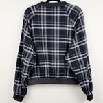 CCX by City Chic Women's Size 18 M Black Gray Plaid Check Bomber Jacket Photo 6