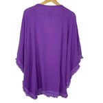 Bennett Malibu Purple Poncho One Size Size M Photo 3
