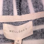 MELLODAY  small blue striped hoodie sweatshirt Photo 2