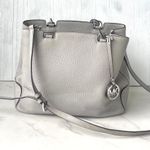 Michael Kors PEARL GRAY/GREY LEATHER PURSE Photo 0