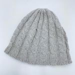 Banana Republic  Women's Grey Silver Metallic Fiber Winter Beanie Photo 1