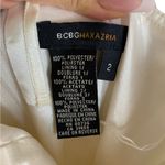 BCBG Maxazria cream tiered tile tule maxi wedding gown special occasion formal Photo 15