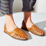 Urban Outfitters Huarache  UO tan leather slip on size 10 NEW Photo 0