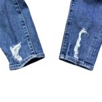 Good American  Womens High Rise Destressed Skinny Jeans Light Wash Size 4 Photo 1