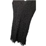 Etoile Beaded Lace V Neck Scallop Lined Vintage Y2K Dress Black XS Photo 10