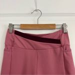 Gymshark Asymmetric V Cut High Waisted Dusty Pink Dark Ruby Leggings Size Small Photo 3