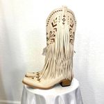 NEW SaraIris Western Tan Cream Fringe Tassel Cowgirl Cowboy Boots US 8 Photo 4