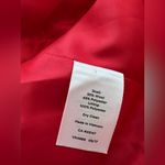 Talbots  red houndstooth Wool blend Plaid Pea Coat double breasted quiet luxury 8 Photo 3