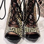 Zigi Soho  Martyr Peep Toe Lace Up Heel Shoe Size 8.5 Photo 5