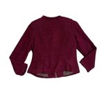 CAbi Britt Boulce Merlot Red Jacket Blazer Size 6 Photo 4