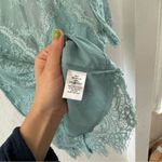 Lulus Pure Genius Sheer Sage Green Lace Top S Photo 7