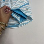 Lululemon Run Track Attack Skirt Skort Blue and White Stripe Athleisure Size 6 Photo 6