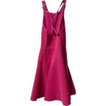 NBD  Revolve Dark Pink Criss Cross‎ Back Halter Skater Mini Dress Size Small Photo 1
