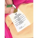 J.Crew NEW  Long-Torso Ruched V-Neck One-Piece Swim Radiant Fuchsia Pink Size 2 Photo 6