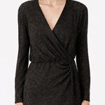 Calvin Klein  Glitter-Knit Gathered-Waist‎ Dress Size 8 NWT Photo 0